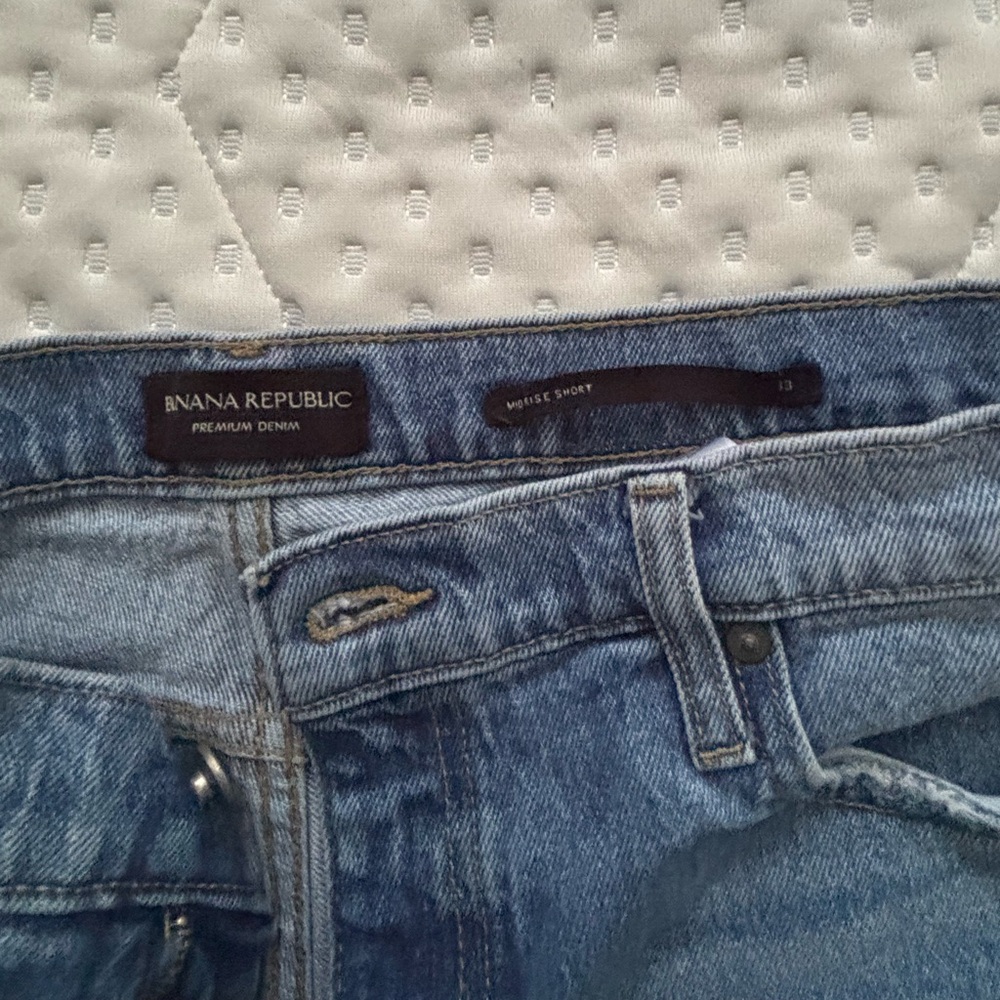 Banana Republic Women's Sky Blue Denim Shorts
